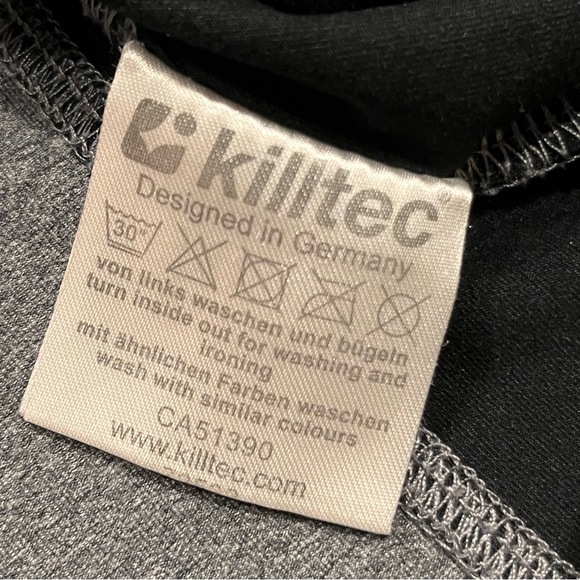 Killtec Gray Quarter Zip Pullover Top Men’s Size Large - Picture 5 of 6